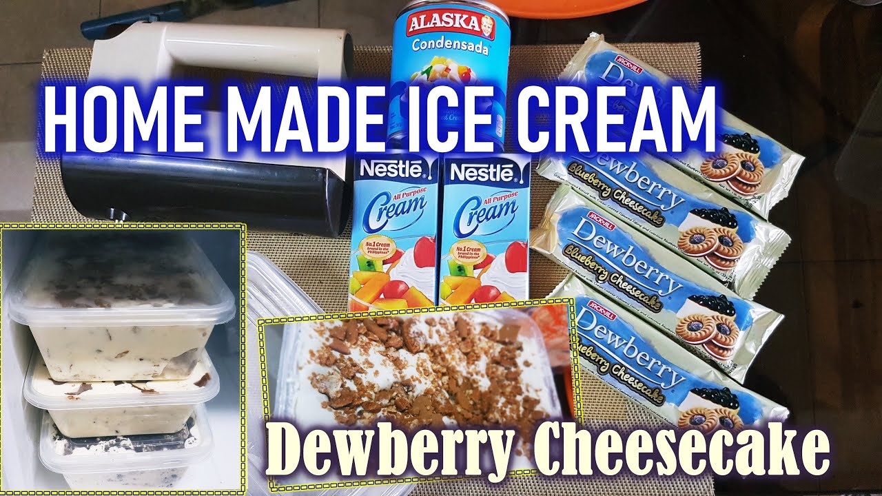 Homemade Ice Cream I Dewberry Cheesecake (Jack 'n Jill Biscuit) 3