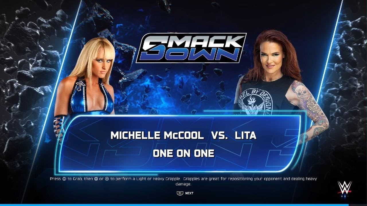 WWE 2K25 Michelle McCool vs Lita