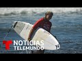 Un torneo de surf adaptado a los tiempos de pandemia | Noticias Telemundo