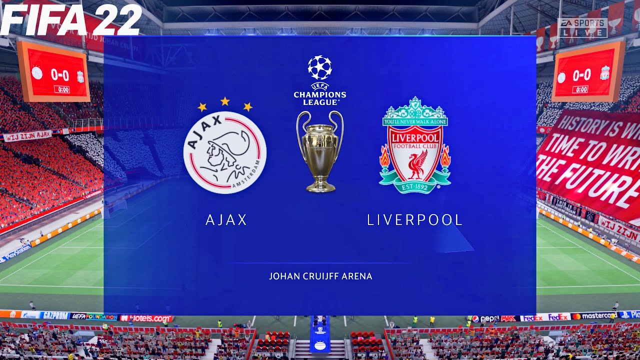 FIFA 22 Ajax vs Liverpool - Champions League UCL - Full Match and Gameplay 