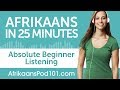 25 Minutes of Afrikaans Listening Comprehension for Absolute Beginner