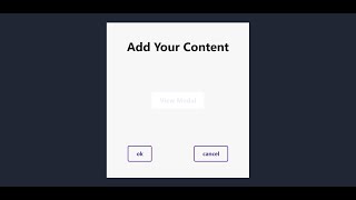 Simple Modal with React Hooks and Tailwindcss