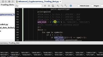 Coding Arbitrage Python Function 5 - Arbitrage Cryptocurrency Bot in Python  - Code  - Ch 5.21