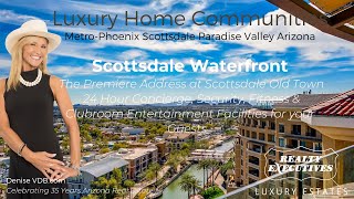 Scottsdale Waterfront in Old Town: Concierge, Security, Fitness, Clubhouse. 30 Second Lifestyle Tour