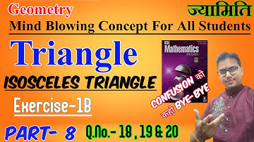 Class 9 Triangle Das gupta Banerjee|| Part-6 || Isosceles Triangle A das gupta A banerjee