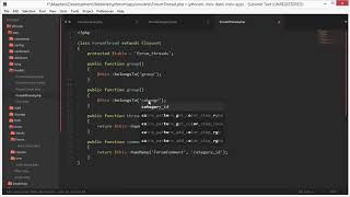 PHP Beginner Tutorial  Laravel Forum Software Part 9