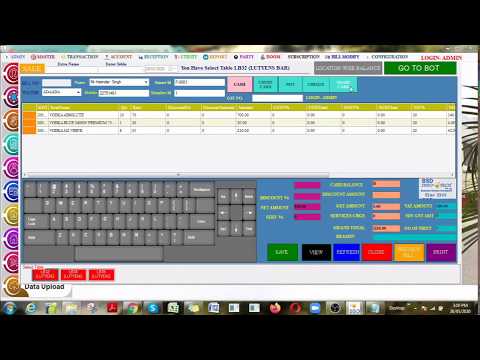 Bar Module Tutorial club management software