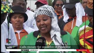 Calls mount for ceasefire in Palestine