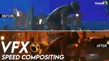 Black Spider-Man VFX Shot Breakdown | Speed Compositing | Spider-Man: Far From Home