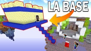 UNE BASE ULTRA SÉCURISÉE DANS LE CIEL ! | Minecraft Bed Wars