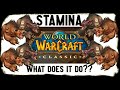 WoW Classic - Stats and the stuff they do -  Stamina!