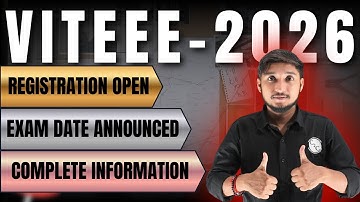VITEEE EXAM | VITEEE 2026 | VIT VELLORE | VITEEE 2026 APPLICATION FORM