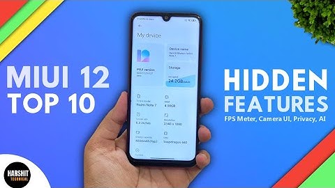 MIUI 12 Hidden Features | Game FPS Meter, Camera UI, Notification Panel & More