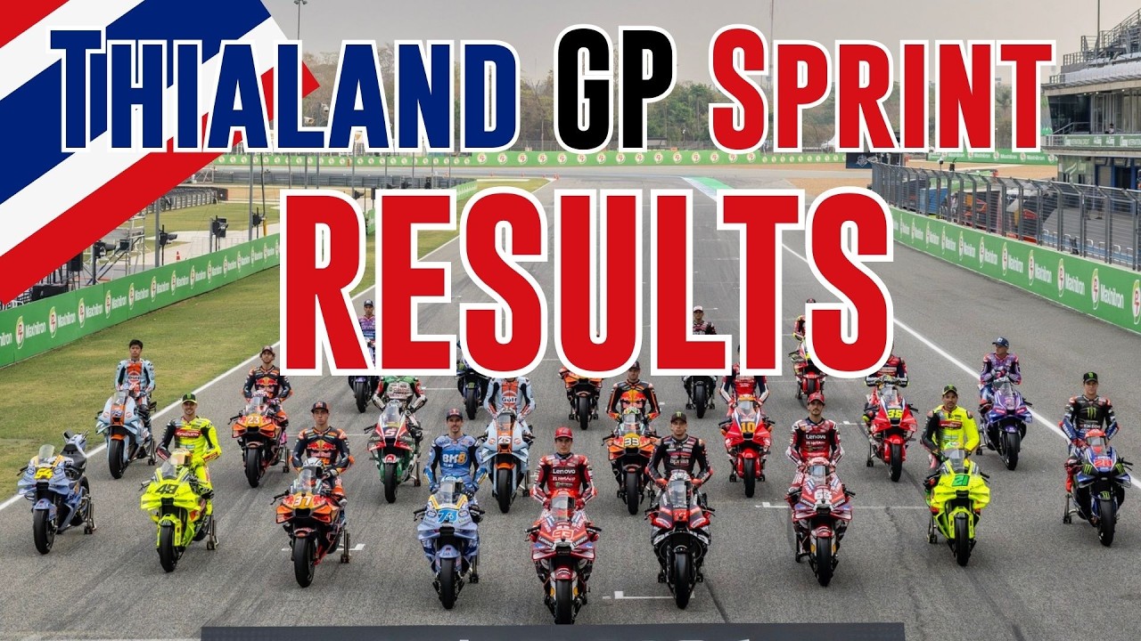 Thai GP Sprint Race Results | MotoGP News 2026 - YouTube