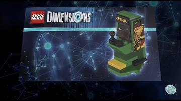LEGO Dimensions Midway Arcade Level Pack 71235 Arcade Machine / 8-Bit Shooter / The Pixelator