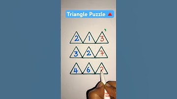 Triangle Puzzle | Brain Test