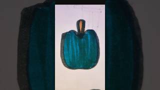 ❤️ How to draw a capsicum❤️#youtubeshorts#colouringpage#relaxing#satisfying#vegetables#capsicum🍀🫑🍀