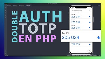 Double authentification en PHP (Google Authenticator TOTP)