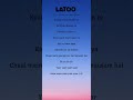 Latoo| A. R. Rahman and Shreya Ghoshal #lyrics #song #music #love