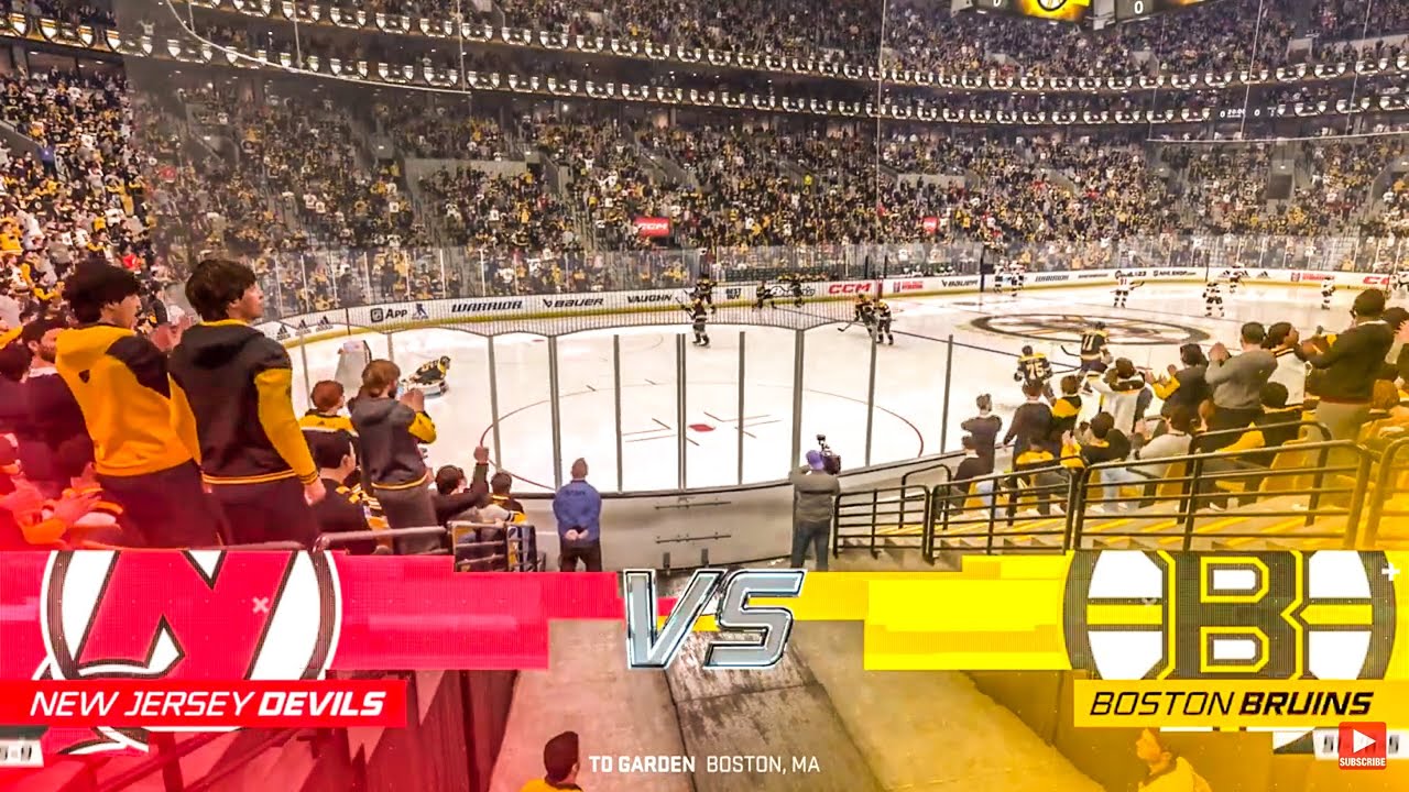 New Jersey Devils vs. Boston Bruins Hockey