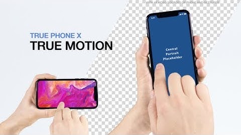 Phone X - Touch Screen Gestures | After Effects Template | Product Promo