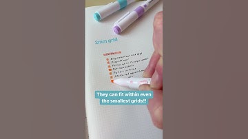 Super Cute Mildliner Dupe?! Monami Essenti Twin Highlighters #shorts