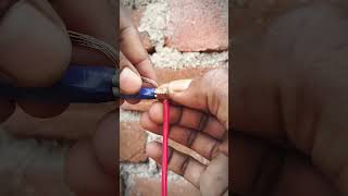How To Insulate Electrical Wire With Tape and joint | Insulation Method  | #shortvideo​ #tape​ #wire
