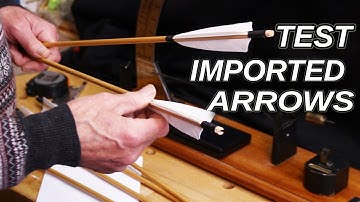 Review chinese arrows ebayTesting wooden Longbow arrows from China, mass produced