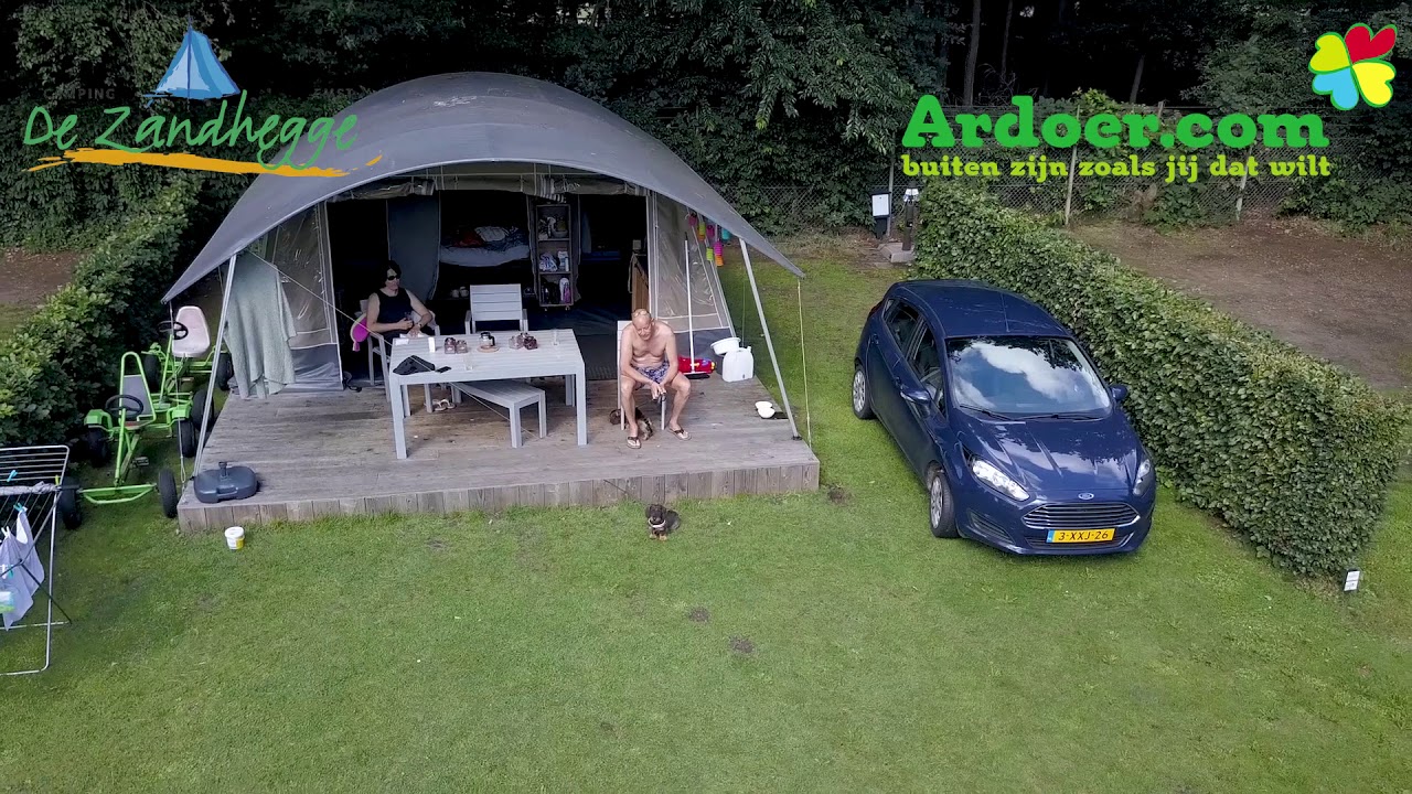 Ardoer camping Zandhegge vanuit de lucht