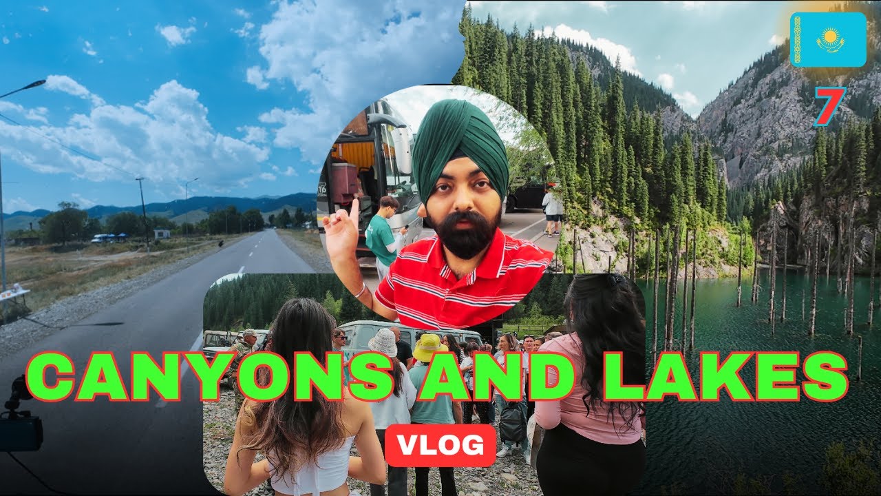 Central Asia's Secret 😲 Black Canyons, Kaindy & Kolsay Lakes | Beautiful Almaty Vlog 😍