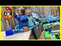 Monster Jam Toy Trucks 💧 Color Change UNDERWATER DIY Stadium (ft. Grave Digger, Avenger & Megalodon)