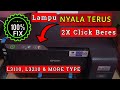 Reset manual Printer Epson l3110 l3210 l3215 l3215 l3216 l3250 lampu tinta dan kertas menyala terus