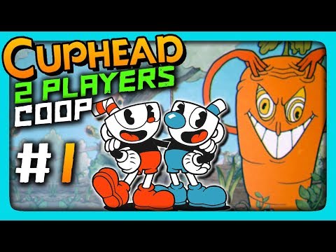 Cuphead 2 PLAYERS CO-OP Прохождение #1 ✅ МУЧАЕМСЯ ВДВОЕМ!