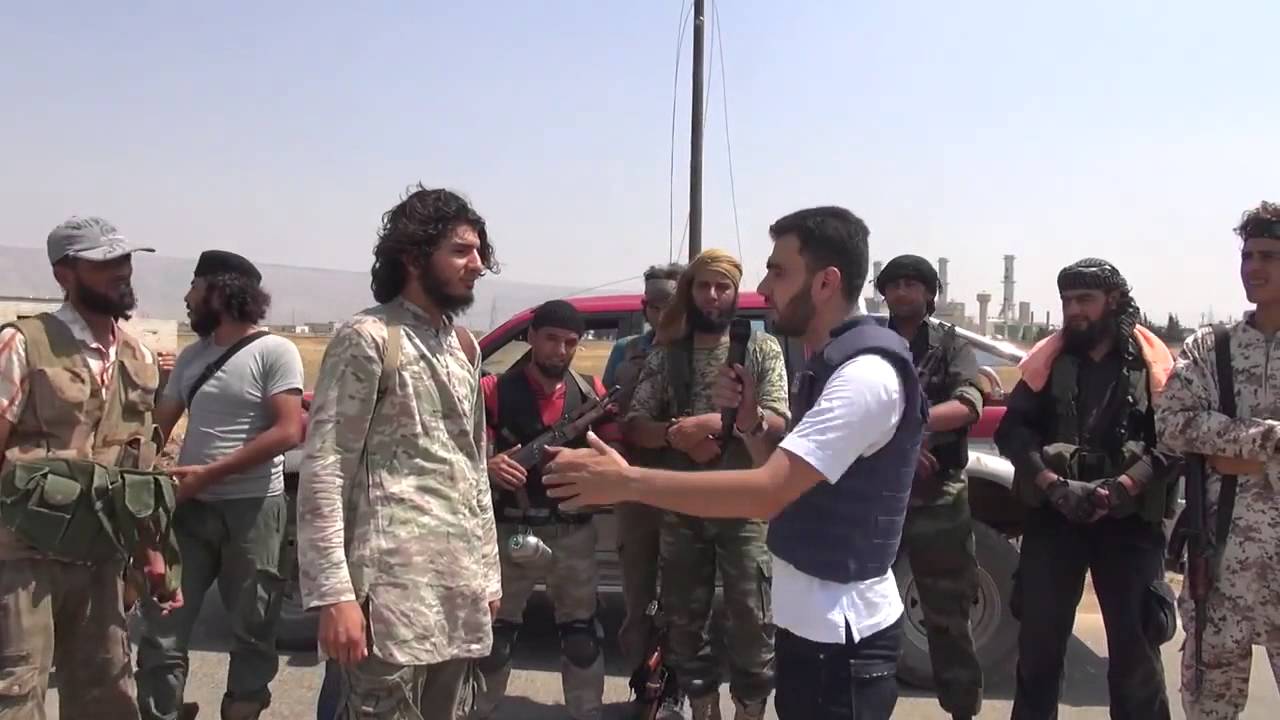 شام ريف حماة فرحة عناصر جيش الفتح بتحرير محطة زيزون الحرارية 28 7 2015