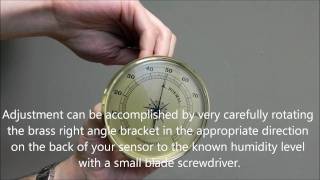 Helpful Hint: Initial Regulation and Adjustment/Calibration of Hygrometers
