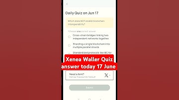 XENEA Wallet Quiz Answer Today (17 June) | Voucher Code & Quiz Solution #quiz  #xeneawalletquiz