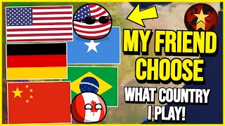 My FRIEND CHOOSE What COUNTRY I PLAY IN ROBLOX RISE OF NATIONS!