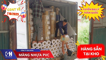 Cuộn Nhựa PVC Tiêu Chuẩn Khổ Lớn Vừa Về Kho – Cảnh Tượng Khiến Ai Cũng Trầm Trồ!