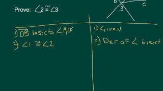 Geometry 2.8 Proving Angle Relationships