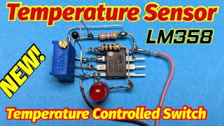 Temperature Controlled Switch using LM358 & NTC | Fan & Heater Temperature Controlled Switch