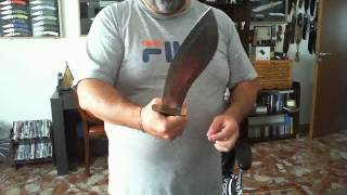 Coltello Al-Mar Pathfinder Bowie Machete - YouTube