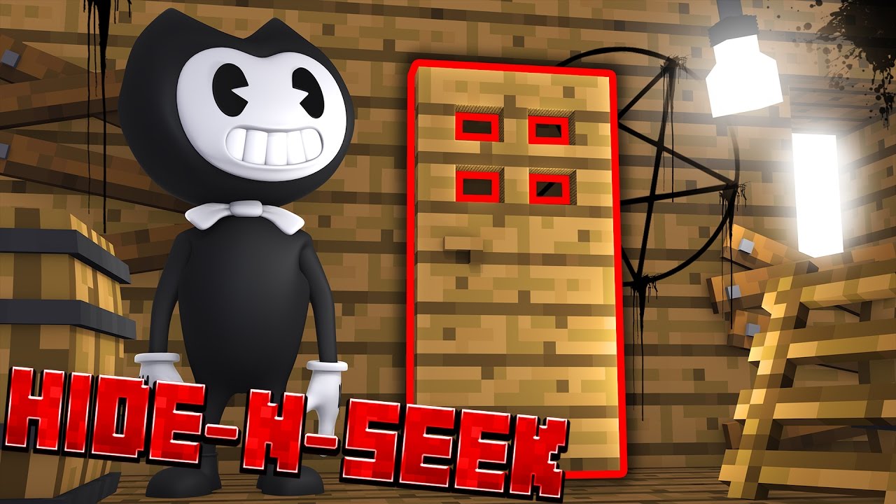 SECRET NEW ROOM?! Minecraft Bendy HIDE N SEEK