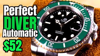 NOT JUST Another ROLEX KERMIT Homage - DUKA 41mm Automatic NH35 Sapphire Diver Review