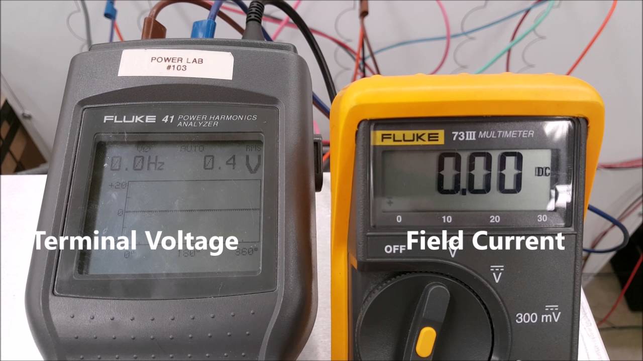 Synchronous Generator Black Start System Demo YouTube