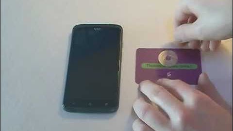 NFC Chip on HTC One X Demo