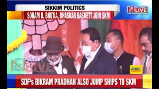 Sikkim Former Minister Ran Bahadur Subba And 2 Others Join Ruling Skm