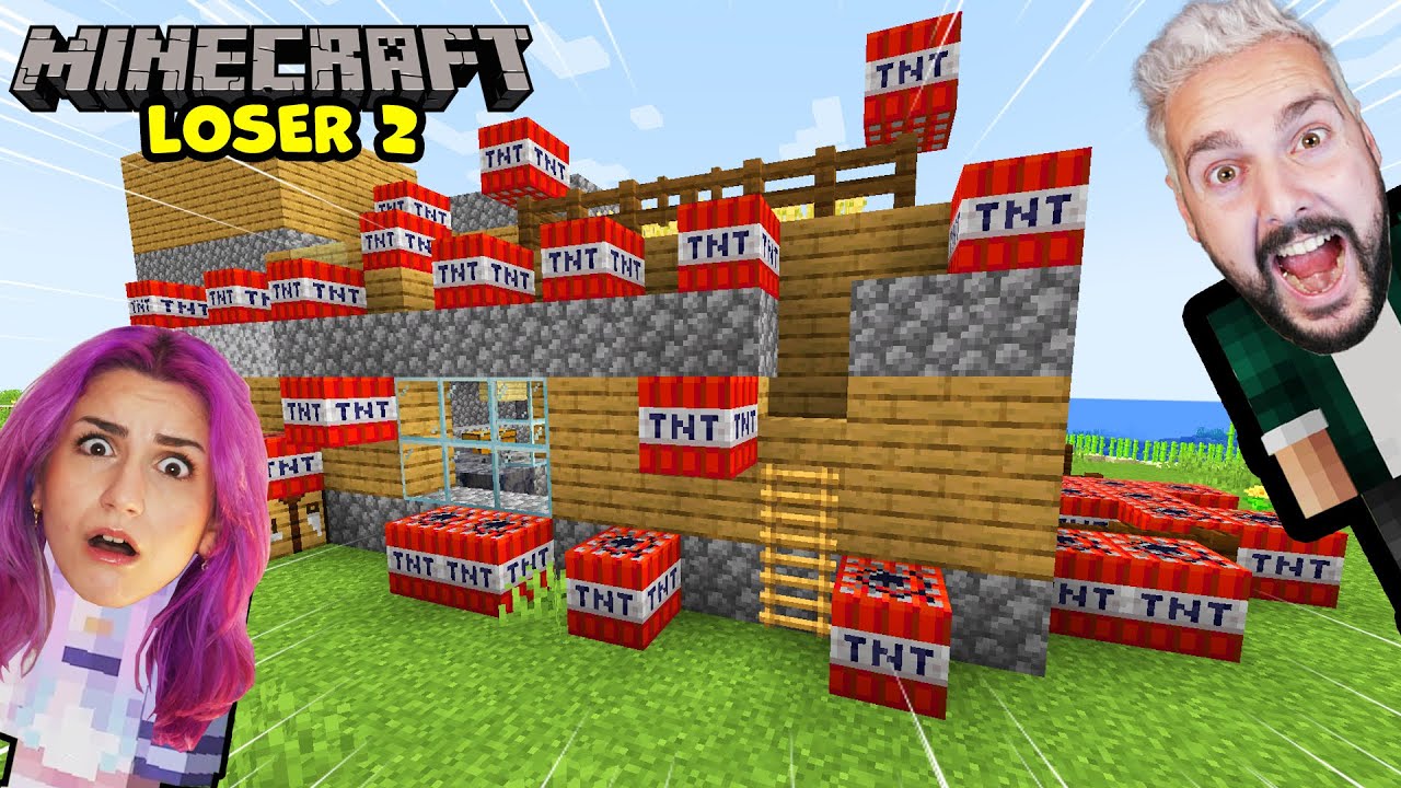ICH SPRENGE DIE BASIS VON MEINEN BESTEN FREUNDEN! Minecraft LOSER 2