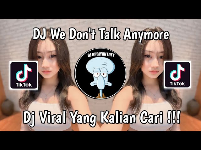 DJ WE DON'T TALK ANYMORE VIRAL TIK TOK TERBARU 2024 YANG KALIAN CARI ! class=