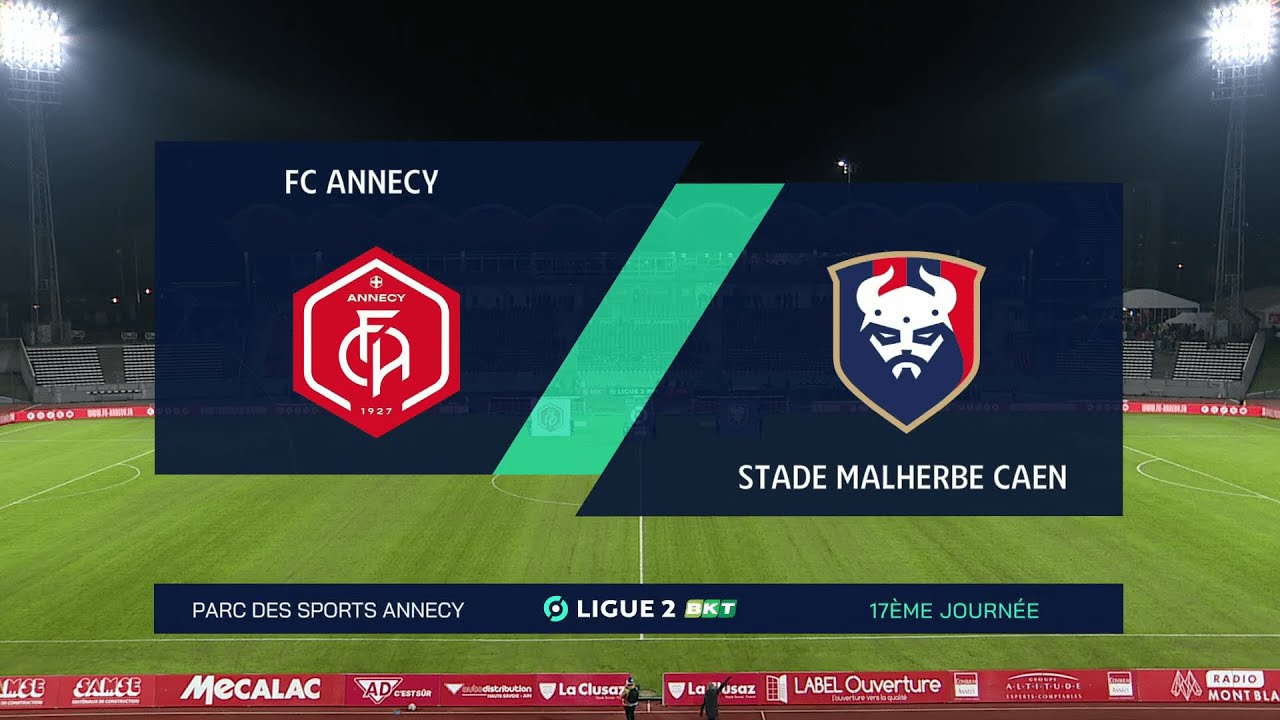 J17 Ligue 2 BKT : Le résumé vidéo de FC Annecy 1-2 SMCaen
