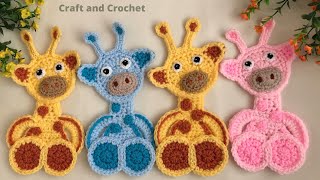 Crochet giraffe /craft & crochet giraffe applique by Craft & Crochet 113,867 views 3 years ago 46 minutes